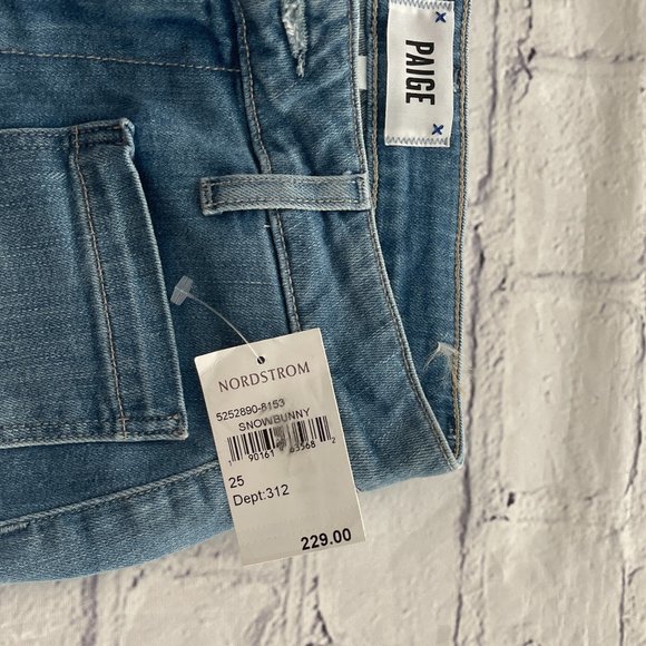 Paige Nellie High Waist Patch Pocket Jean - Picture 7 of 10